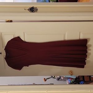 Midi A-line night out dress